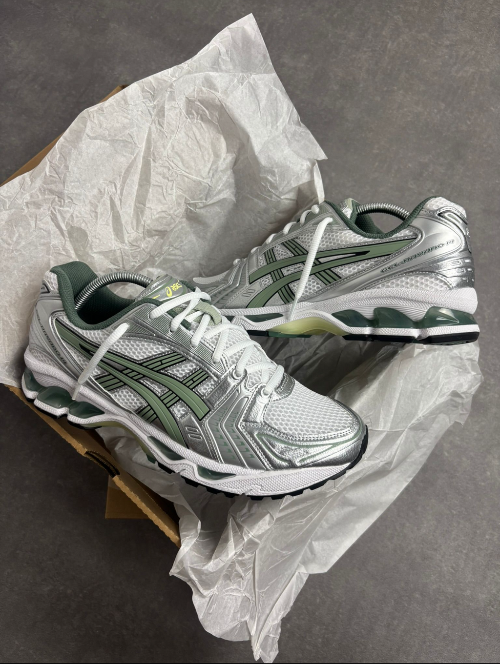 ASICS Gel-Kayano 14 White Slate Grey