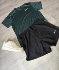 Nike green miler short set