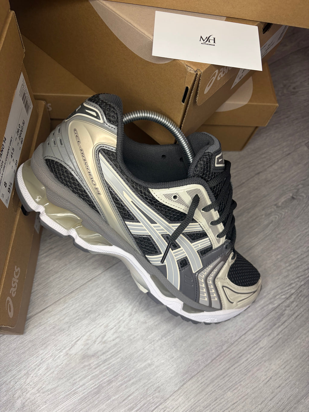 ASICS GEL-KAYANO 14 OBSIDIAN CEMENT GREY