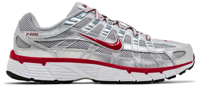 Nike P-6000 'Metallic Silver Gym Red'